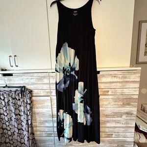 Alfani  Black, White ,Green  And Blue Sundress